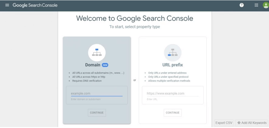 راهنمای google search console